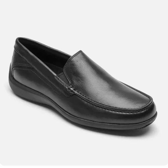 Men’s Rockport Trenton Venetian Black Loafer Rockport Trenton Venetian Black 7M - Walmart.com main image 2